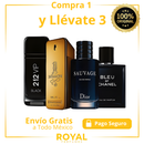 Combo de 4 Perfumes Importados para Hombre (100 ml) – 1 Million | Invictus | Sauvage | Bleu